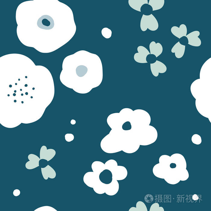 花式简单简约无缝图案插画-正版商用图片14q6gr-摄图新视界