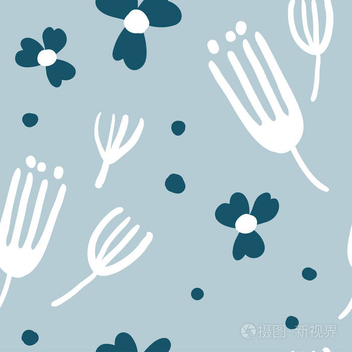 花式简单简约无缝图案插画-正版商用图片14q6js-摄图新视界