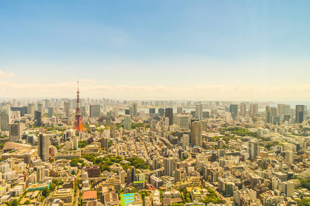 日本东京美丽的建筑建筑城市景观