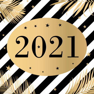 矢量时尚黄金2021设计条纹照片