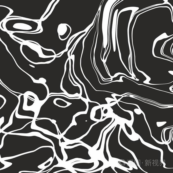黑白大理石. 优雅的矢量纹理表面设计