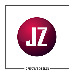 jz初始字母jz标志模板设计照片