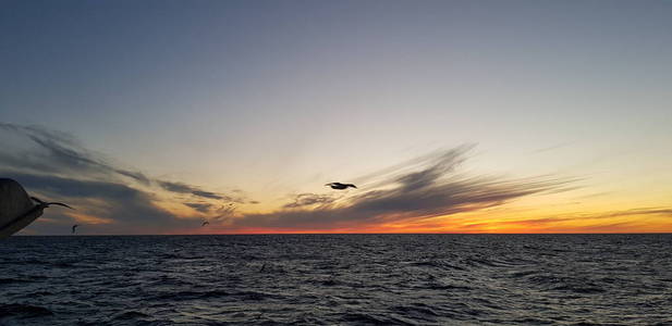 天空浪漫海上旅行