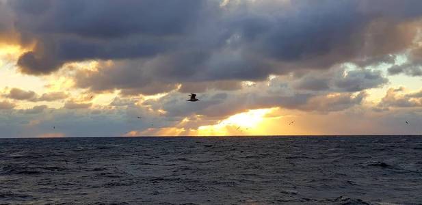 天空浪漫海上旅行