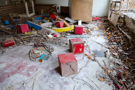 普里亚废弃幼儿园, 死鬼城普里皮亚, 切尔诺贝利禁区, 乌克兰照片