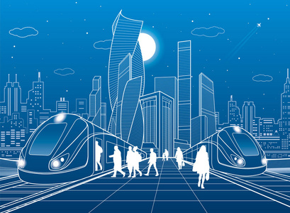 火车车站大楼图片-火车车站大楼素材-火车车站大楼插画-摄图新视界