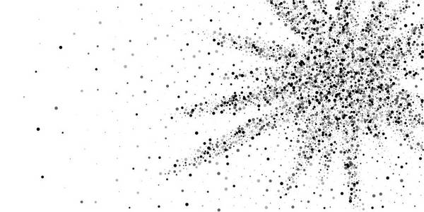 暗点分散在白色背景上. 粗体灰色点分散覆盖模板. 优雅的矢量插图.