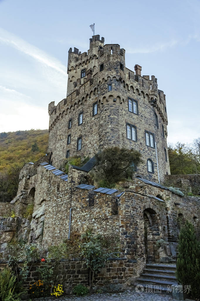 在岩石上的城堡