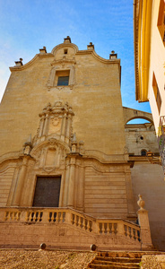 圣玛丽亚教堂在Xativa也贾蒂瓦巴伦西亚在西班牙