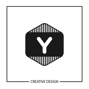 初始字母y标志模板矢量设计