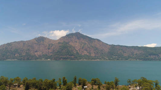 山风景湖和天空