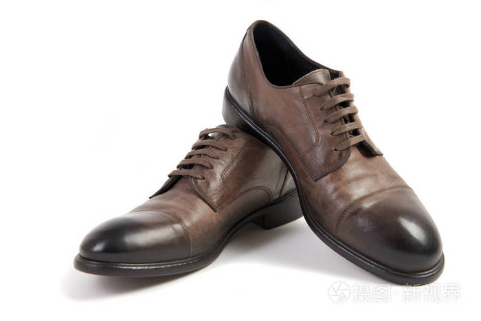 sbrownnaturalleathershoesonwhitebackgroundisolatedcomf
