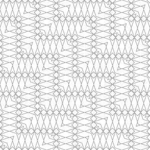 无缝图案。 现代时尚的几何纹理。 定期重复对角线锯齿形状与线性菱形三角形。 细线。 图形设计矢量元素