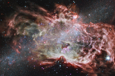 很棒的深空间。 宇宙中数十亿个星系。 这幅图像的元素由美国宇航局提供。