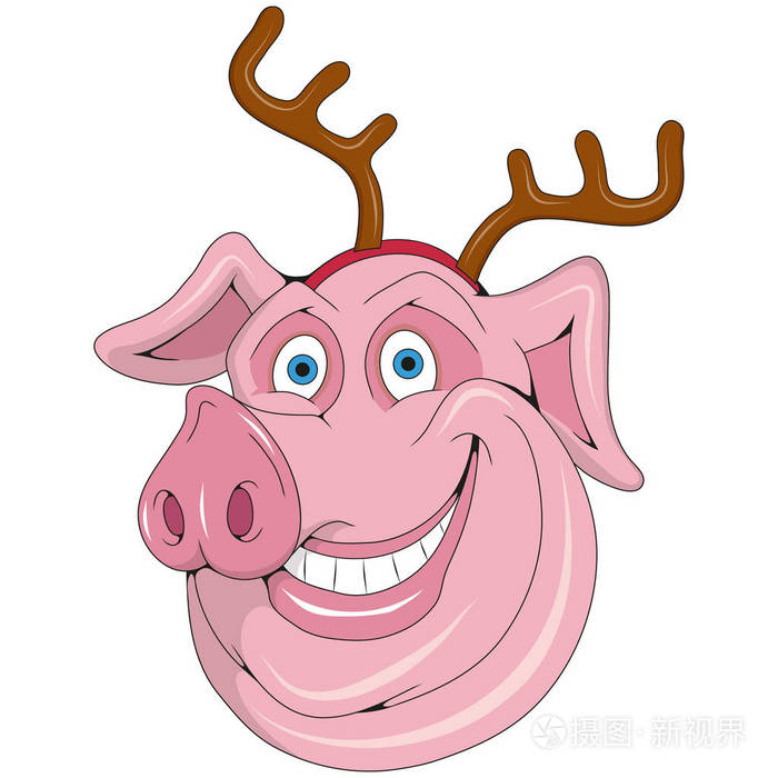 sholidaychristmaspigwintercharacterheadfunnychristmas