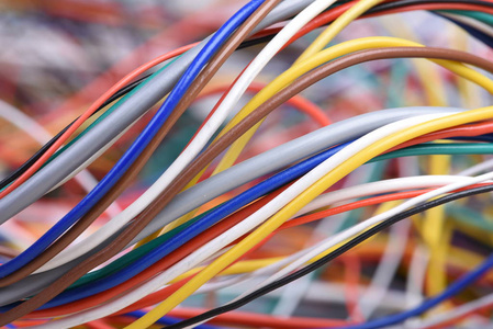 电信和电网中使用的彩色电缆