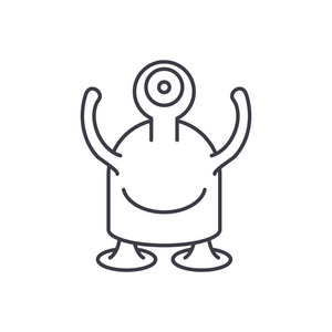 眼睛线性图片-眼睛线性素材-眼睛线性插画-摄图新视界