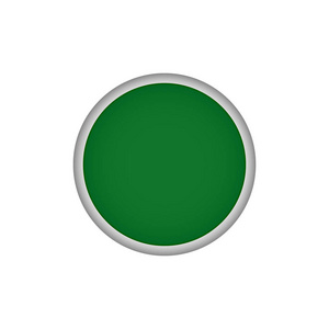 绿色圆形矢量按钮