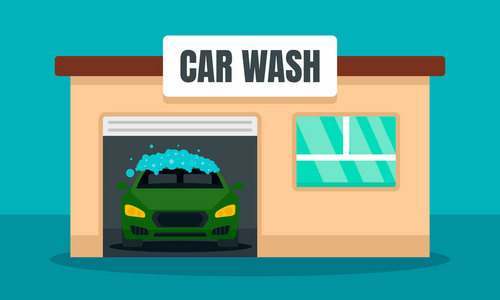 洗车概念图片