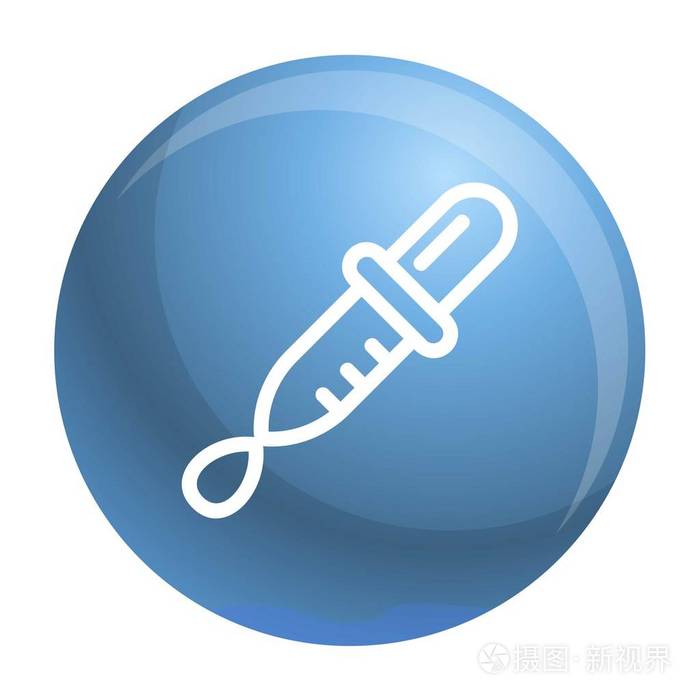 放置移液器图标轮廓样式