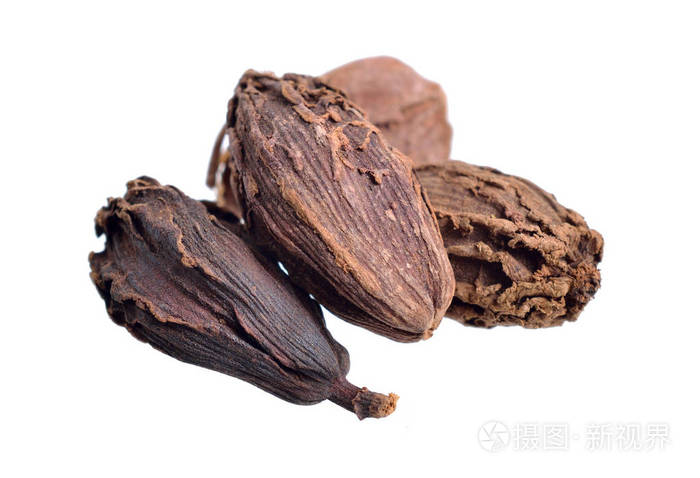 黑色豆蔻,也被称为希尔豆蔻,孟加拉豆蔻,大豆蔻,印度豆蔻,尼泊尔豆蔻