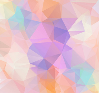 抽象几何多边形背景三角形低聚图案全彩色光谱彩虹