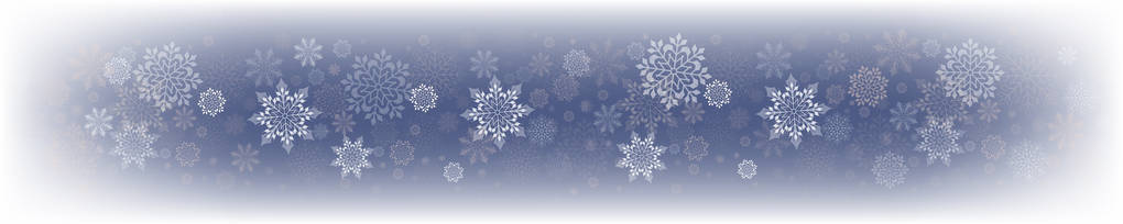 圣诞精致的蓝色设计与一套白色雪花