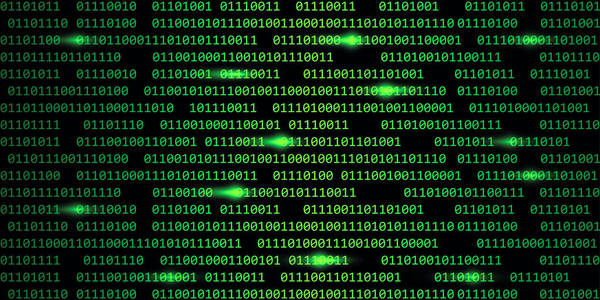 绿色数字二进制代码 web 技术背景照片