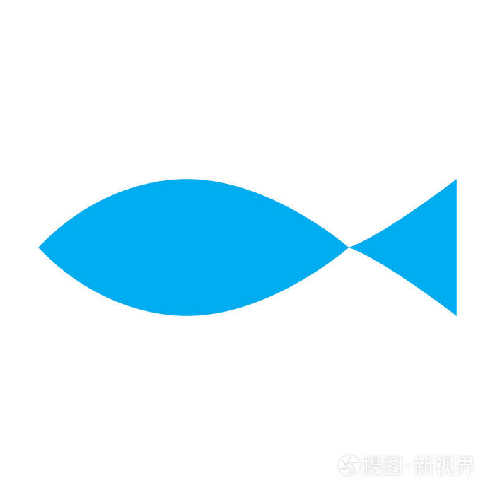 基督徒鱼标志剪影