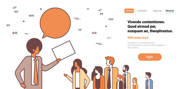 文档聊天泡通信业务人员小组工作会卡通人物肖像横向复制空间线照片