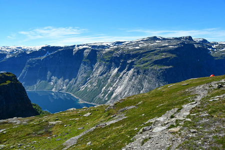 挪威的特罗通加山