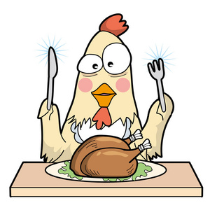 食人鸡独特型照片