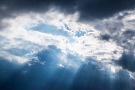 天上的希望之光.照片