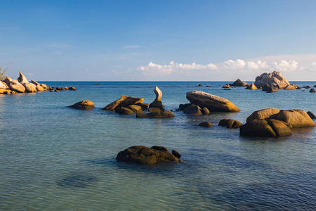 泰国苏梅岛美丽的海上海岸