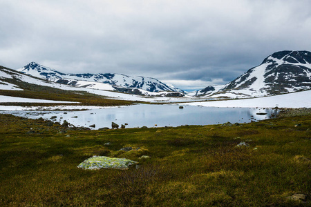 挪威国家公园Jotunheimen的美丽景观