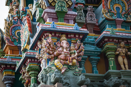 泰米尔纳德邦伟大的印度寺庙图片