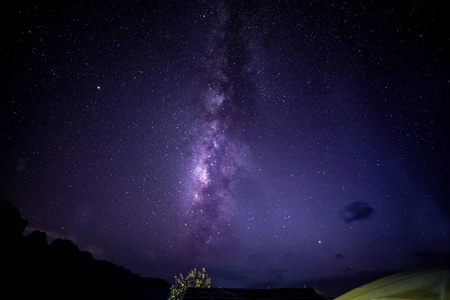 背景夜空的星星