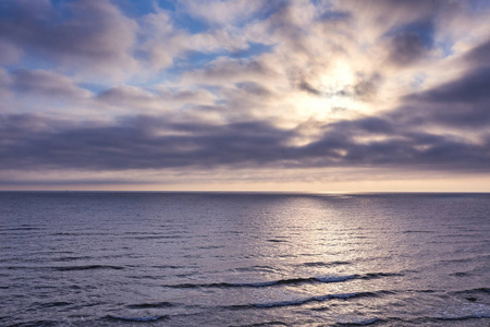 波罗的海沿岸美丽的风景。波罗的海的宁静景象