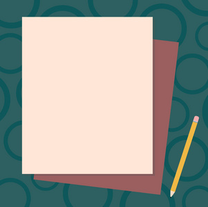 设计商业概念空白复制空间空白不同的粉彩颜色构造债券纸和铅笔的现代