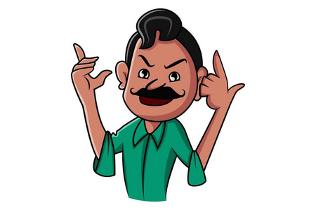 动物张开手图片