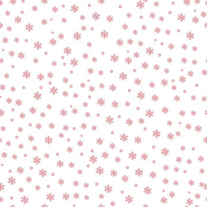 冬季红雪图案背景。 矢量图