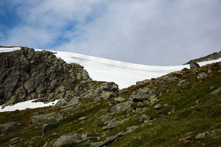 挪威国家公园Jotunheimen的美丽景观