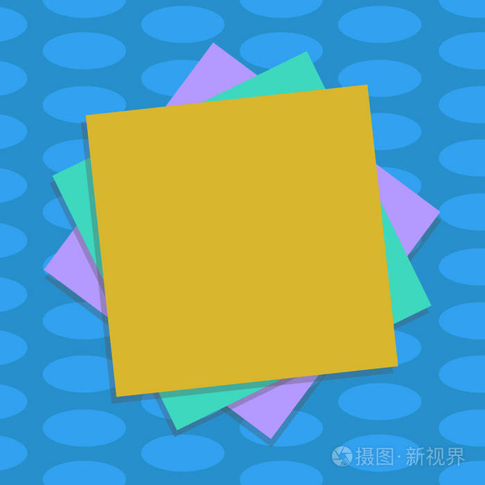 商业概念空模板复制空间隔离海报优惠券宣传材料多层空白表彩色纸纸板