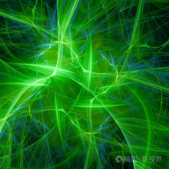 未来主义的绿色抽象背景