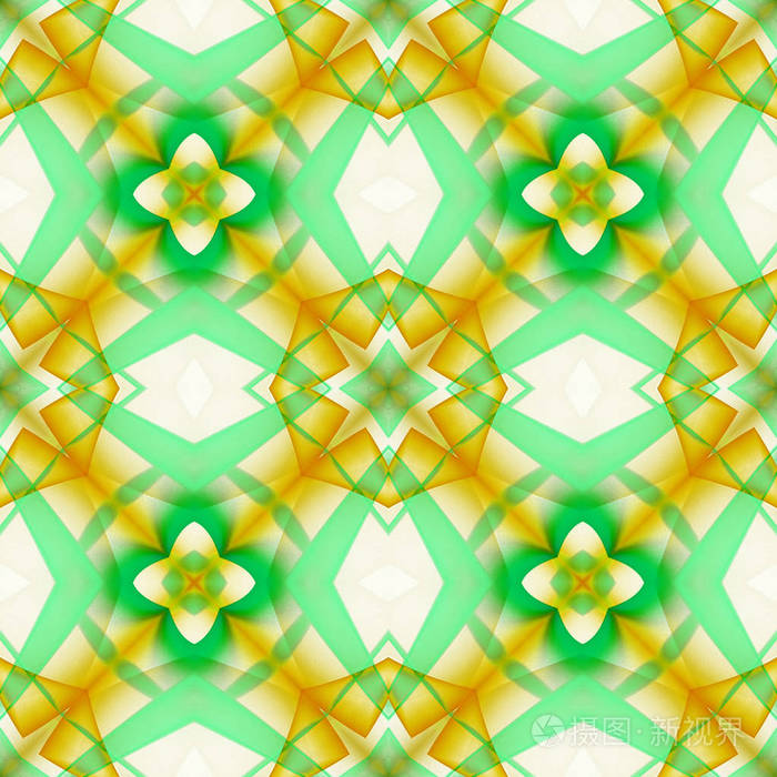 装饰性万花筒图案或几何背景