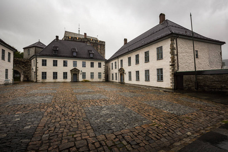 中世纪堡垒位于伯根