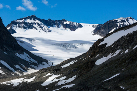 挪威国家公园Jotunheimen的景观