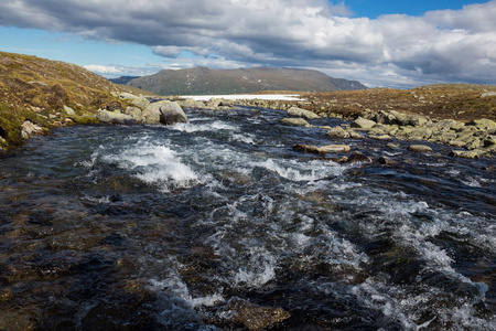 挪威国家公园Jotunheimen的景观