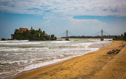 斯里兰卡美丽的海景