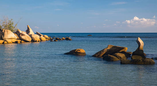 泰国苏梅岛美丽的海上海岸